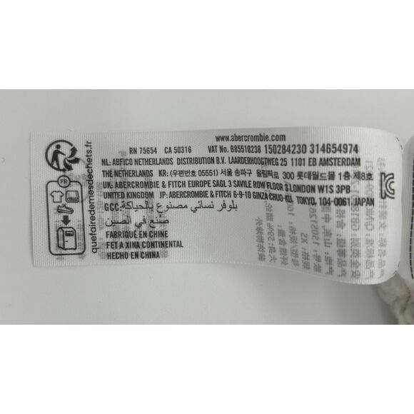 Abercrombie & Fitch Cream Cable-Knit Quarter-Zip Sweater, Size XS - Picture 6 of 7